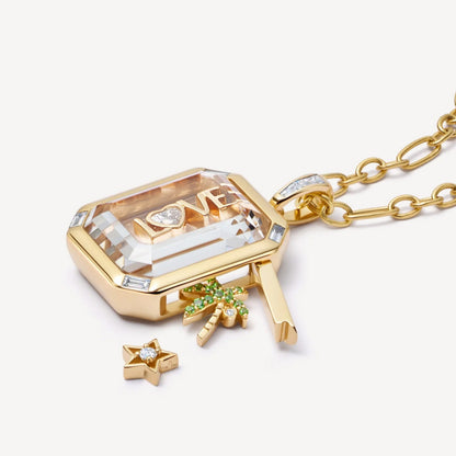 Transparent Glass Necklace