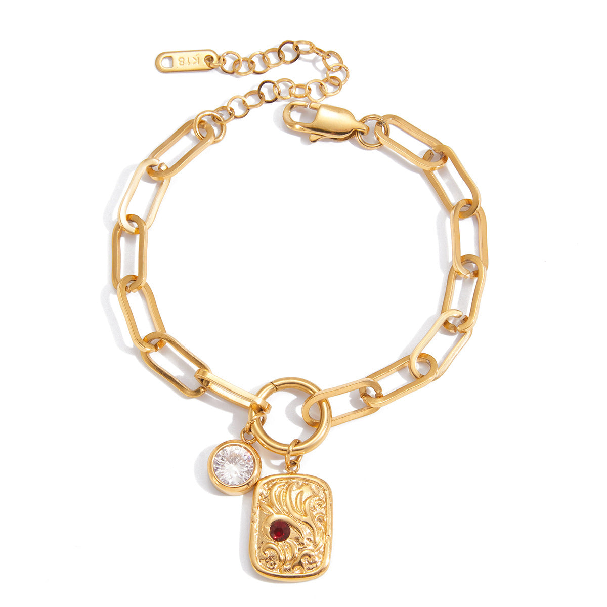 Zircon Necklace, Earrings & Bracelet