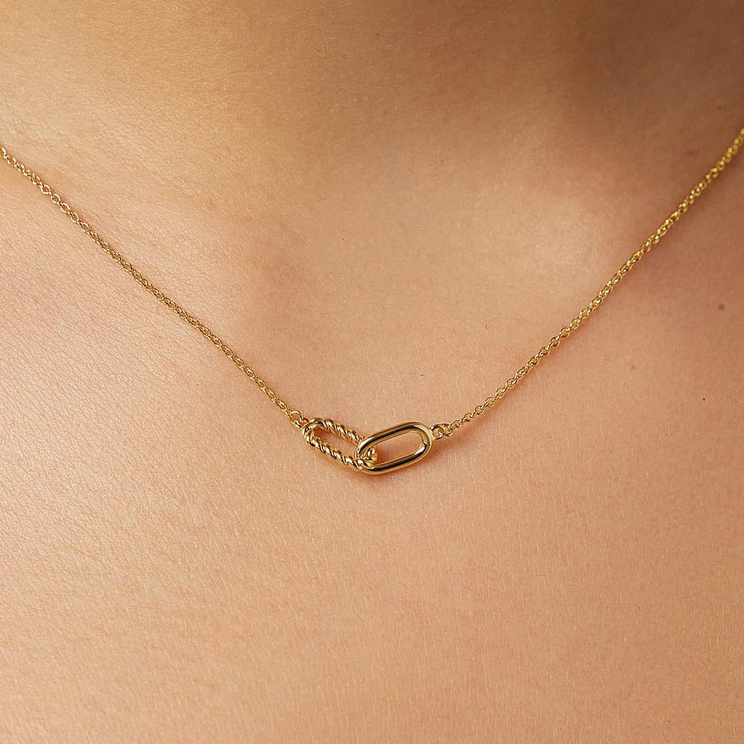 Linked Charm Necklace