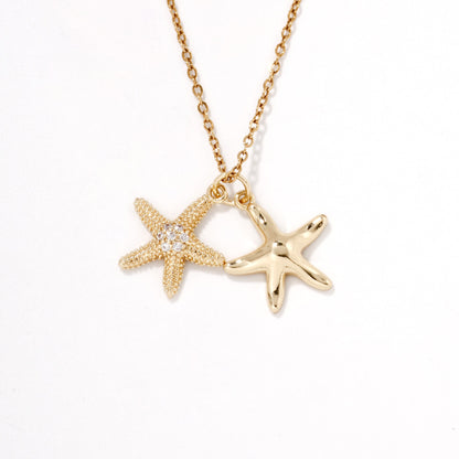 Inlaid Pendant Necklace