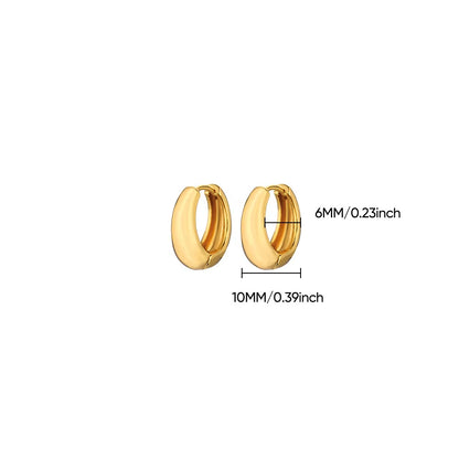 Wide Hoop Earrings