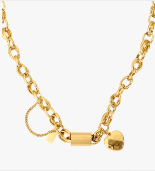 Heart Pendant Bracelet & Necklace