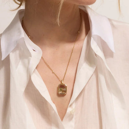 Transparent Glass Necklace