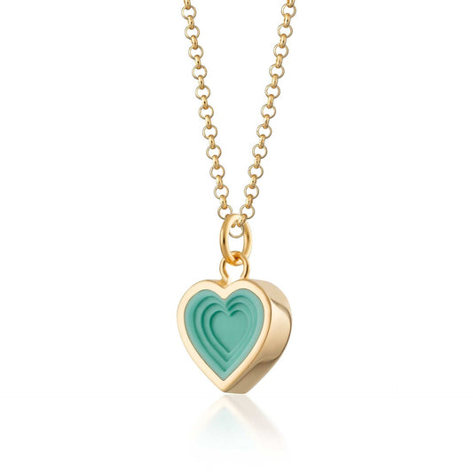 The Heart Star Triangle Necklace
