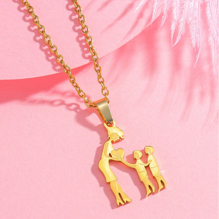 Family Silhouette Necklace