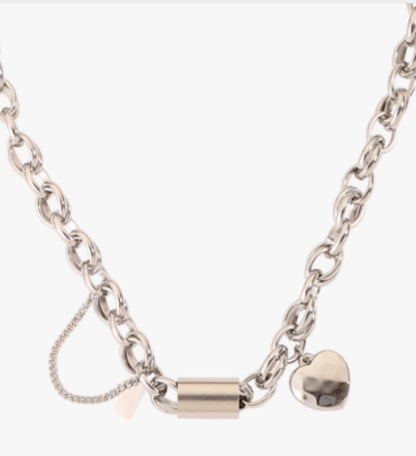 Heart Pendant Bracelet & Necklace
