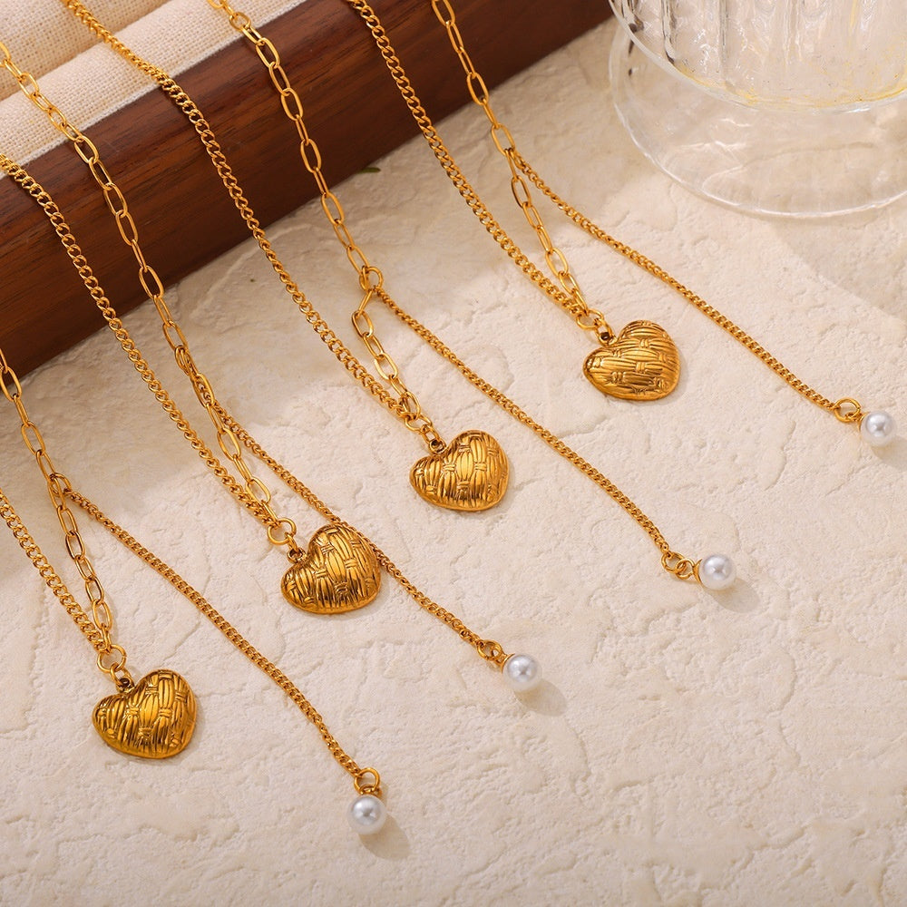 Love Pendant Tassel Necklace