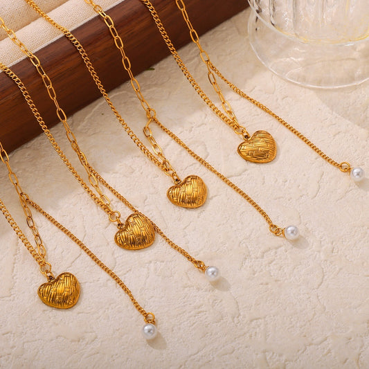 Love Pendant Tassel Necklace