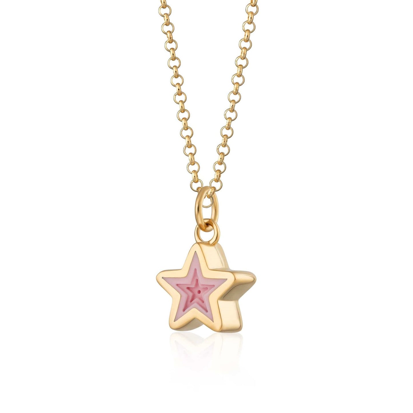 The Heart Star Triangle Necklace