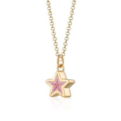 The Heart Star Triangle Necklace