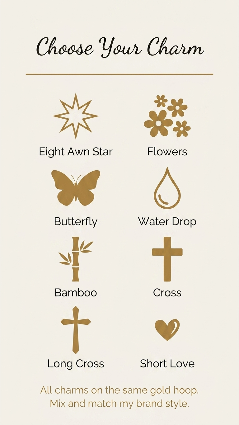 Cross Drop Earrings