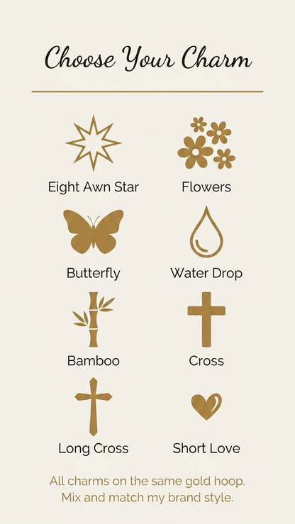 Cross Drop Earrings