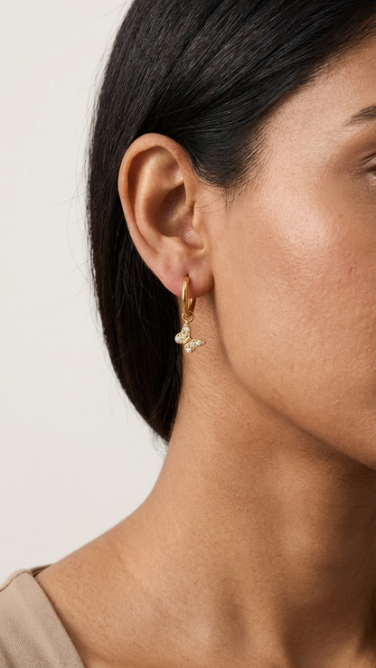 Cross Drop Earrings