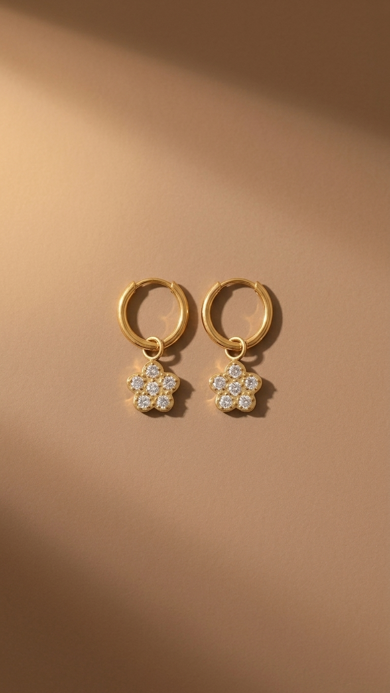 Cross Drop Earrings