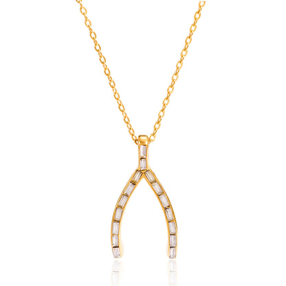 Wishbone Necklace or Earrings