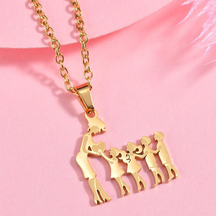 Family Silhouette Necklace