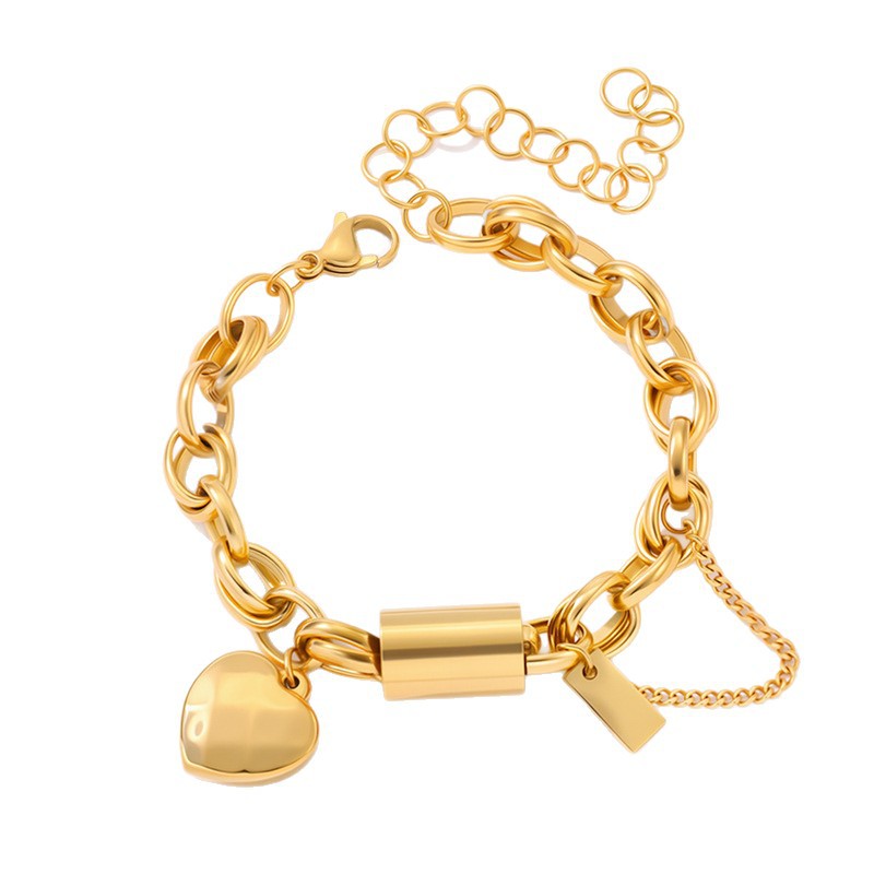 Heart Pendant Bracelet & Necklace