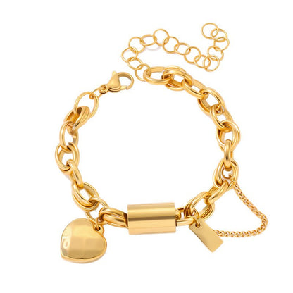 Heart Pendant Bracelet & Necklace
