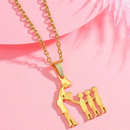 Family Silhouette Necklace