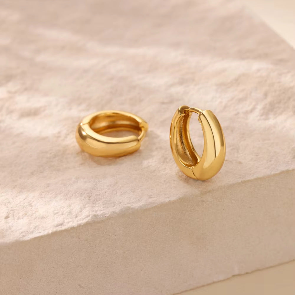 Wide Hoop Earrings
