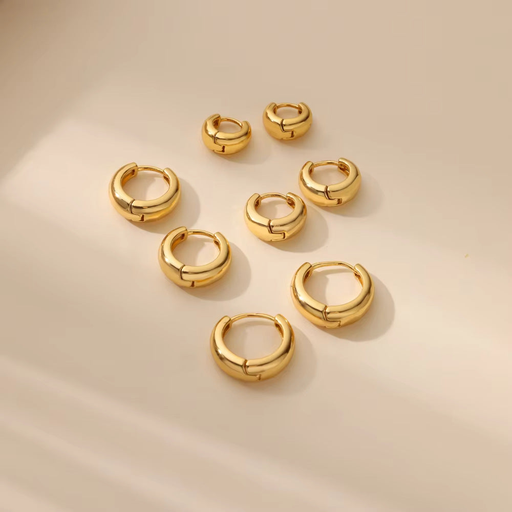 Wide Hoop Earrings