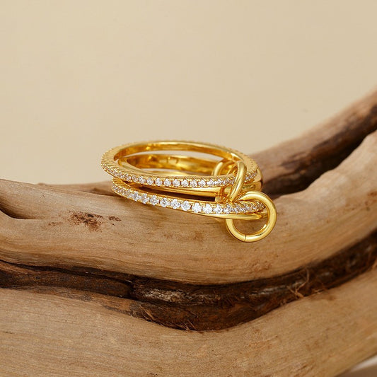 Four Ring Diamond Band