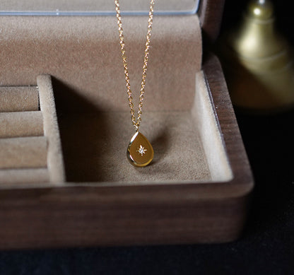 Water Drop Pendant Necklace