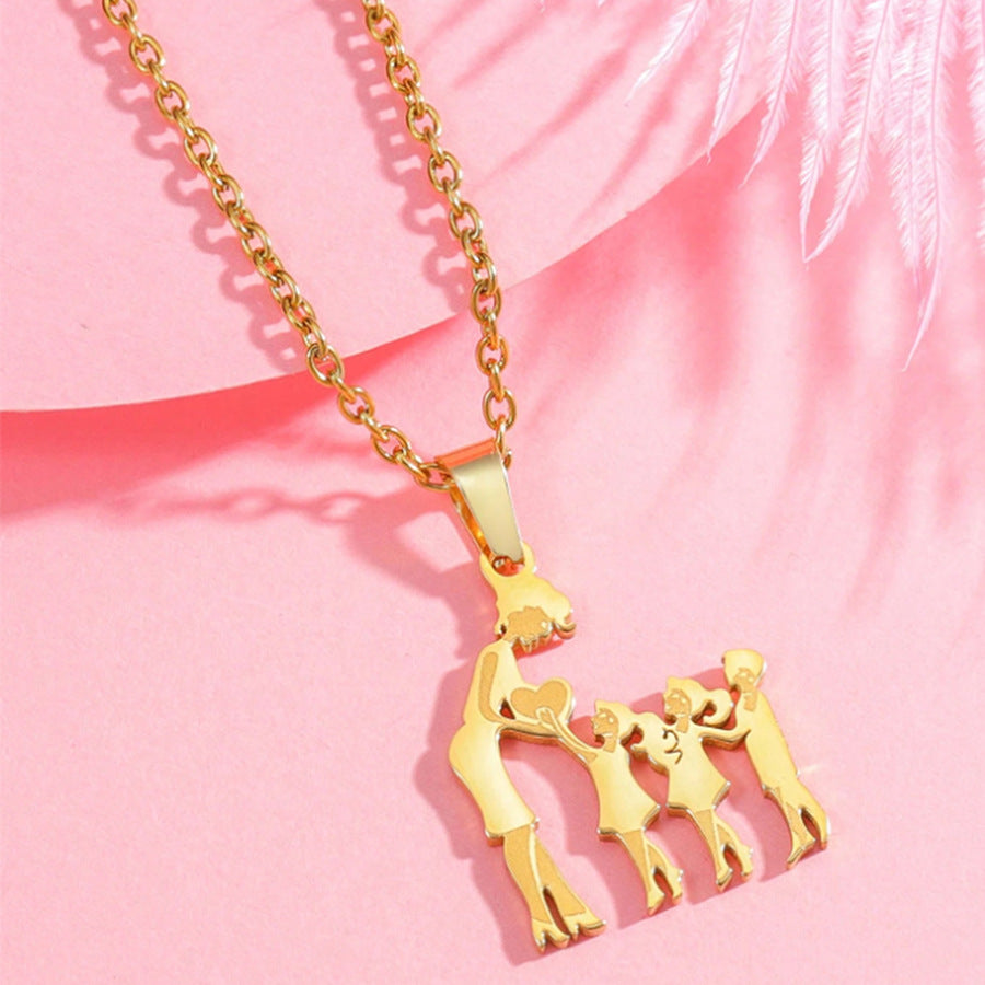 Family Silhouette Necklace