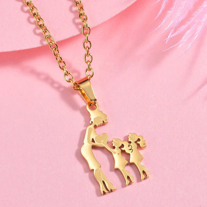 Family Silhouette Necklace