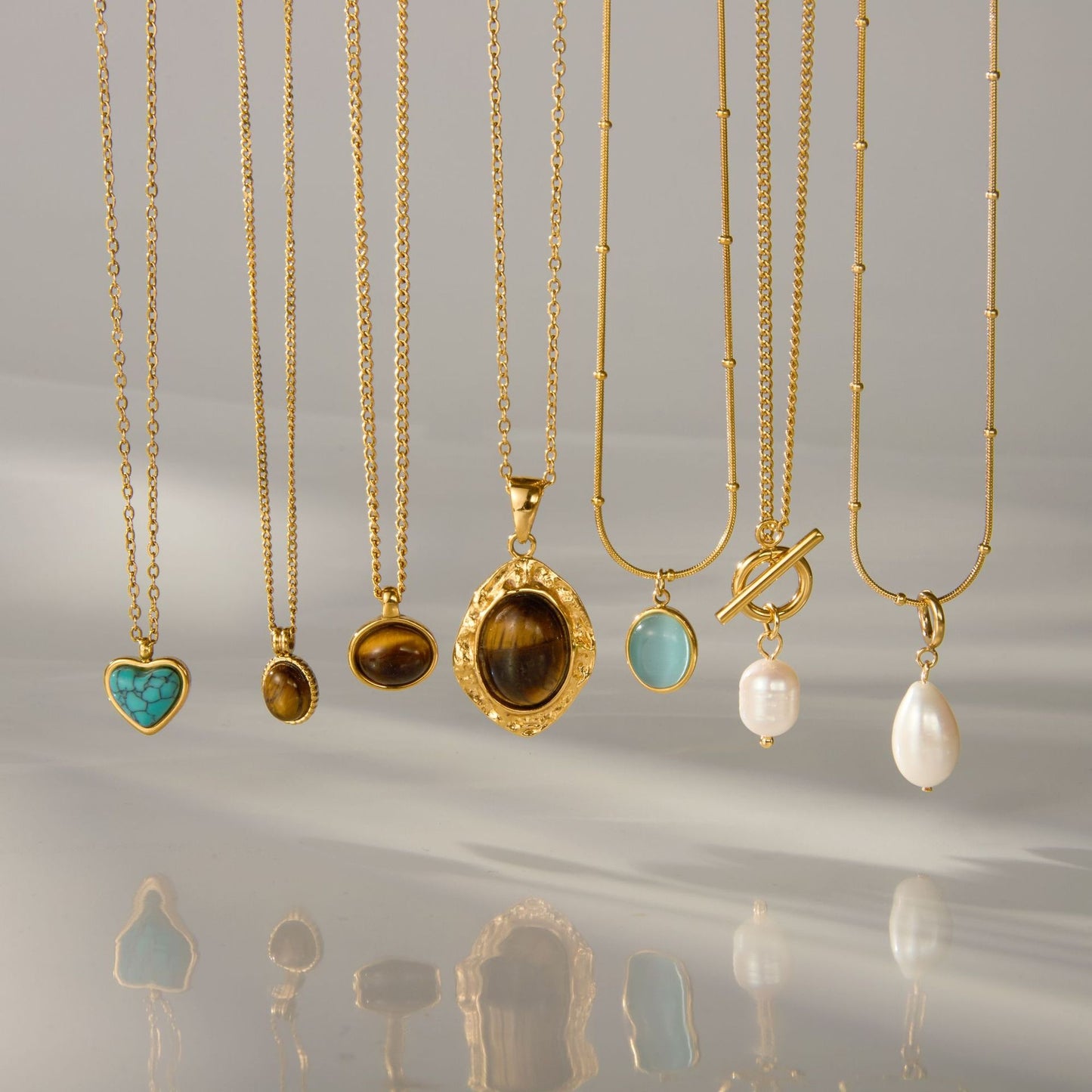 The Gemstone Pendant Necklace