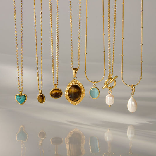 The Gemstone Pendant Necklace