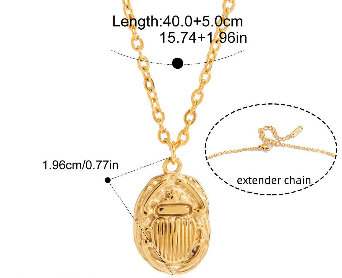 Ladybug Coin Ring & Necklace
