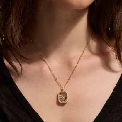 Transparent Glass Necklace