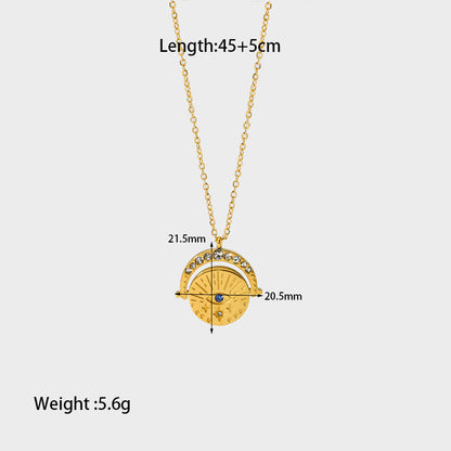 Oval Diamond Drop Necklace