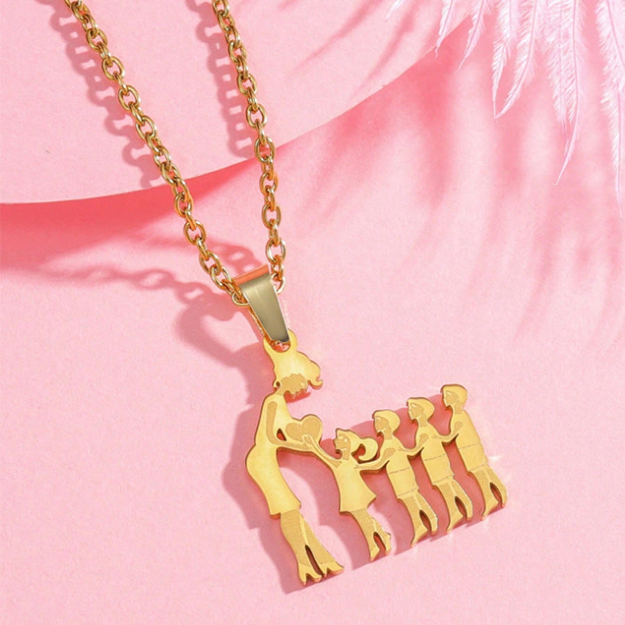 Family Silhouette Necklace