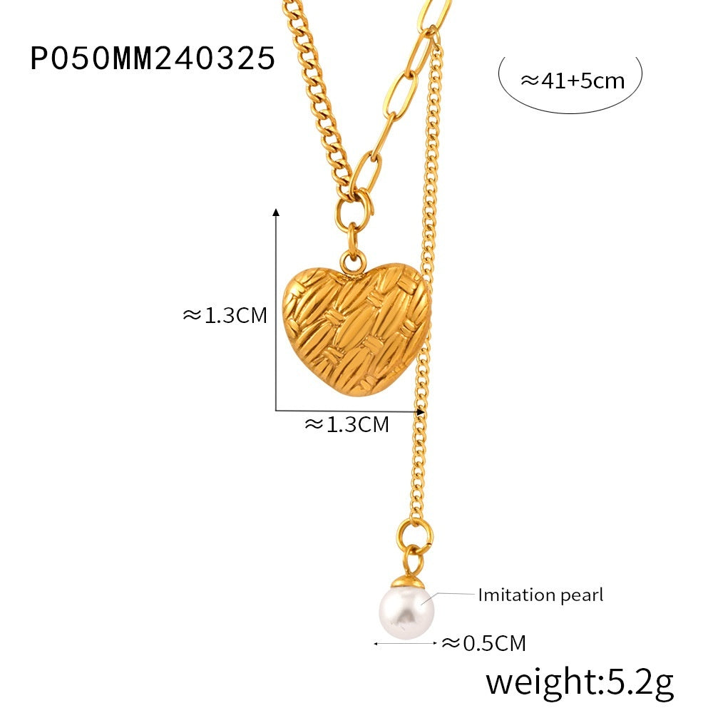 Love Pendant Tassel Necklace