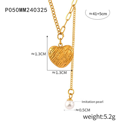 Love Pendant Tassel Necklace