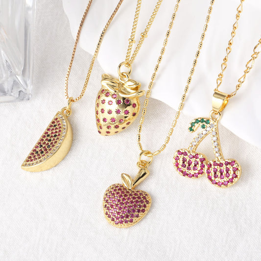 The Summer Fruit Necklace