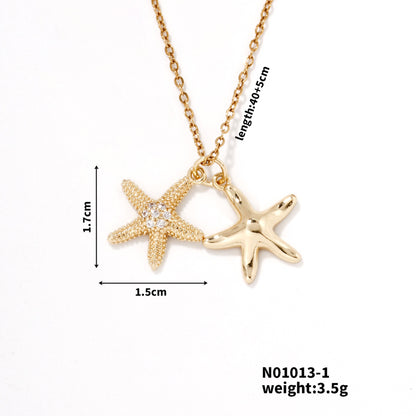 Inlaid Pendant Necklace