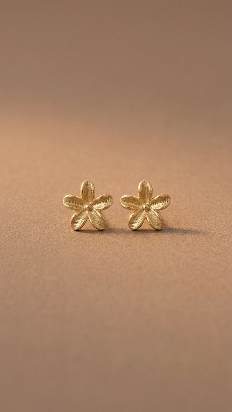Floral Stud Earrings Set