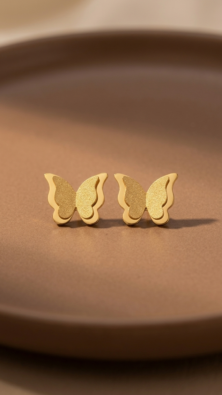 Butterfly Minimalist Earrings