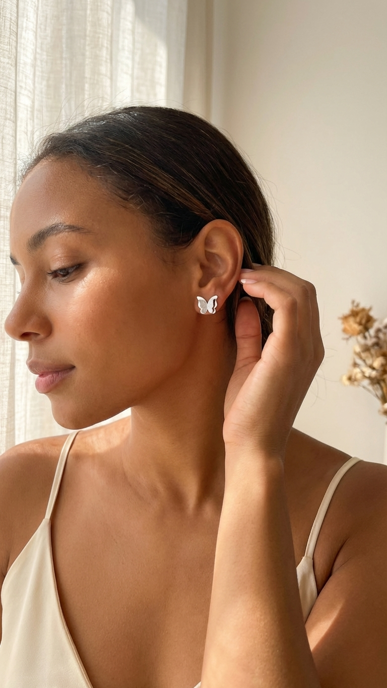 Butterfly Minimalist Earrings