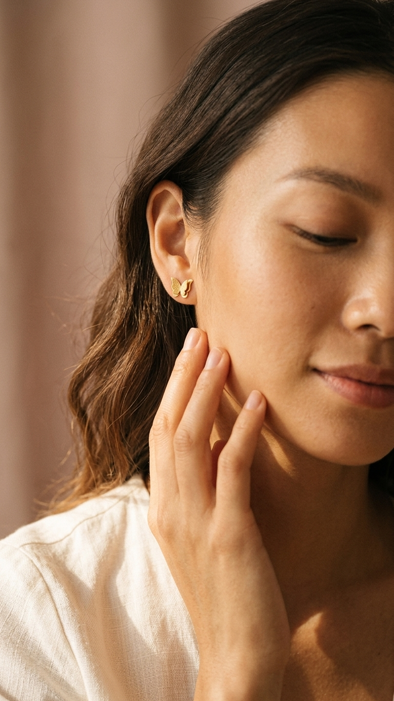 Butterfly Minimalist Earrings
